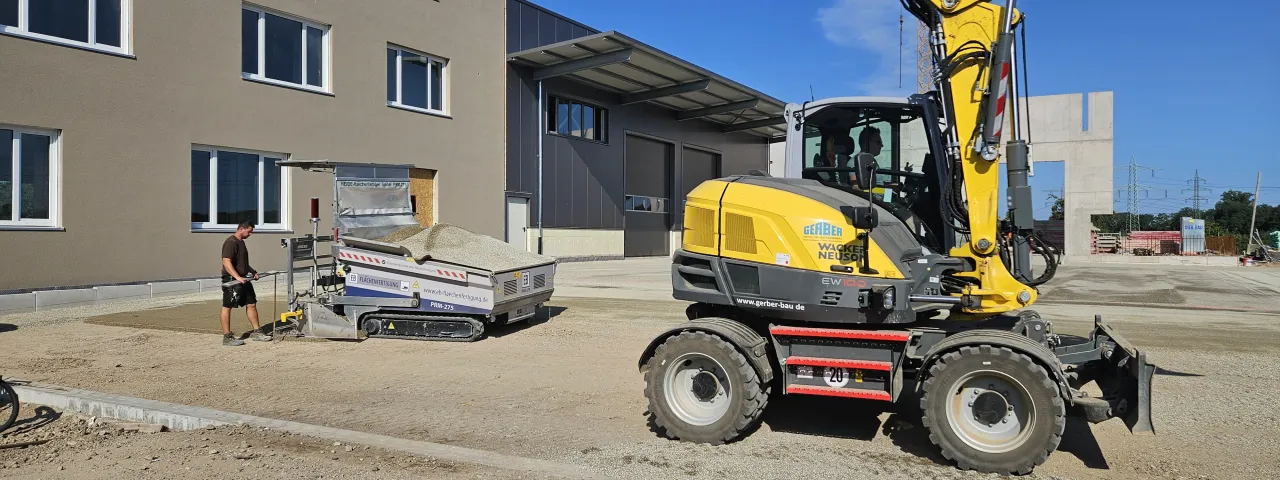 Neubau Betriebsgebäude, Außenanlage