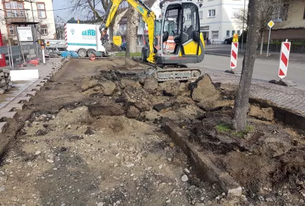  Umbau von Parkplätzen