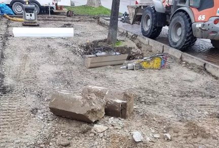  Umbau von Parkplätzen