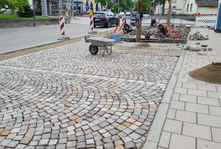  Umbau von Parkplätzen