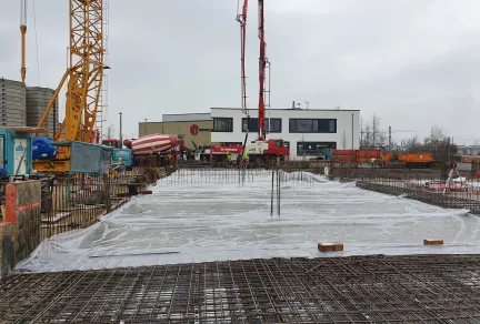 Neubau eines Betriebsgebäudes 
