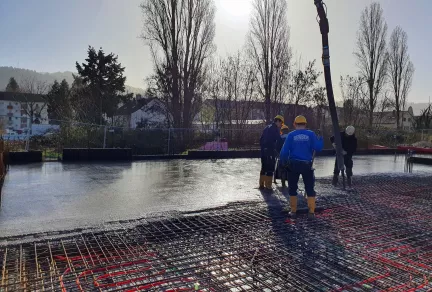 Neubau eines Betriebsgebäudes