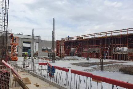 Neubau eines Betriebsgebäudes