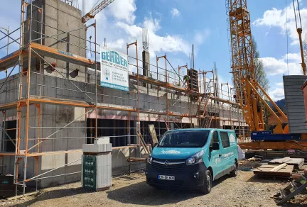 Neubau eines Betriebsgebäudes
