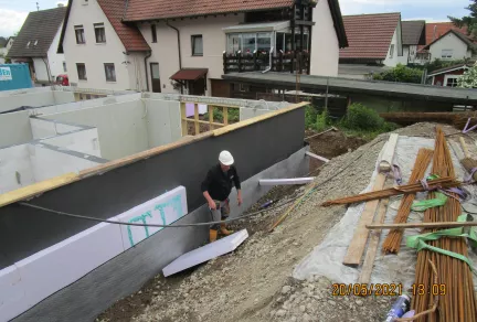 Neubau eines Doppelhauses, Denzlingen
