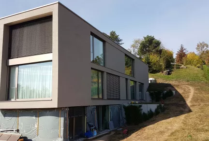 Anbau eines EFH an ein bestehendes Gebäude