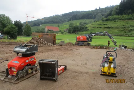 Außenanlage REWE-Markt, Glottertal
