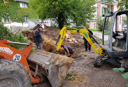 Neubau NW-Netz, Wasserversorgung Domäne Hochburg 