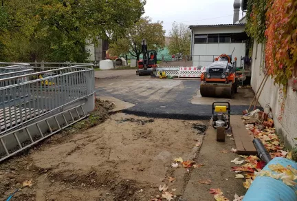 Neubau NW-Netz, Wasserversorgung Domäne Hochburg 