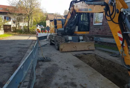 Neubau NW-Netz, Wasserversorgung Domäne Hochburg 