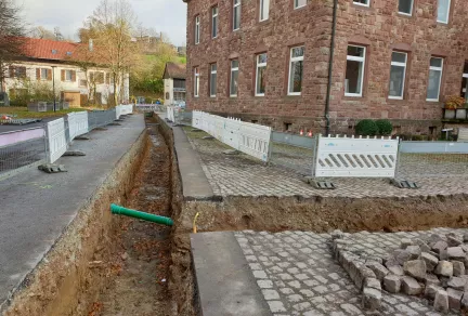 Neubau NW-Netz, Wasserversorgung Domäne Hochburg 