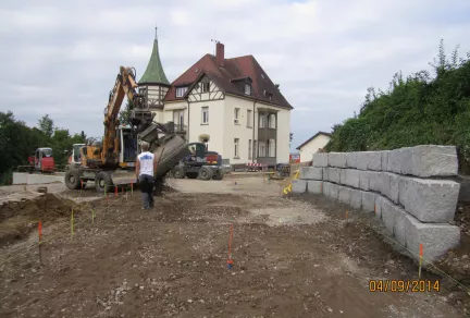 Natursteinmauer