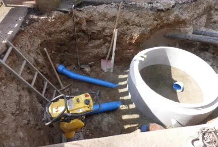 Neubau NW-Netz, Wasserversorgung Domäne Hochburg 