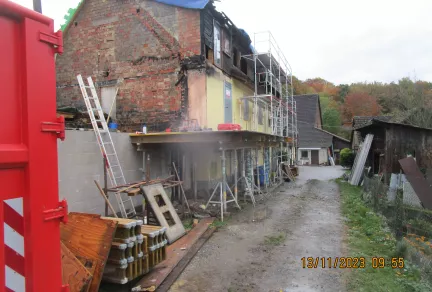 Wiederaufbau Wohngebäude 