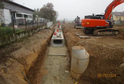 Erschließung Baugebiet 