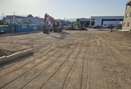 Neubau Betriebsgebäude, Außenanlage