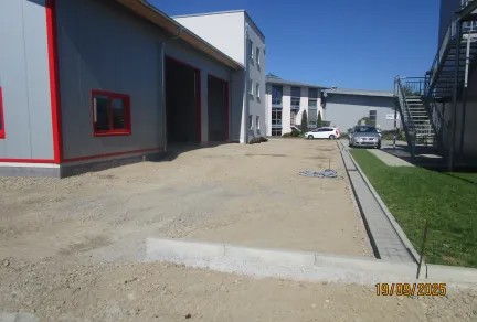 Neubau Betriebsgebäude, Außenanlage