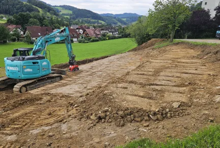 Rehaklinik Glotterbad, Erweiterung Parkplatz
