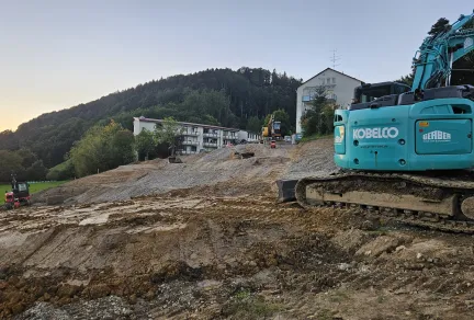 Rehaklinik Glotterbad, Erweiterung Parkplatz