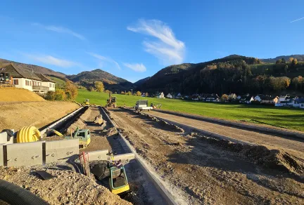 Rehaklinik Glotterbad, Erweiterung Parkplatz