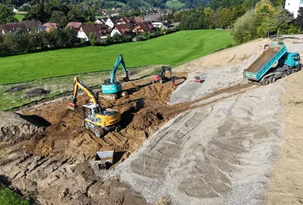 Rehaklinik Glotterbad, Erweiterung Parkplatz