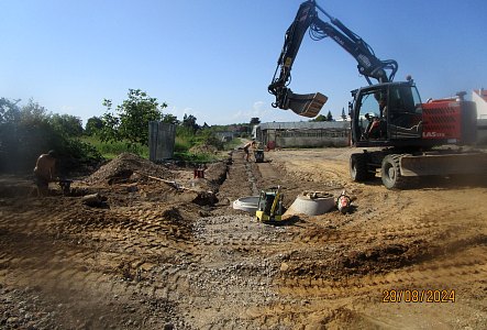 Erschließung Baugebiet 